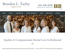 Tablet Screenshot of dentistredmondor.com